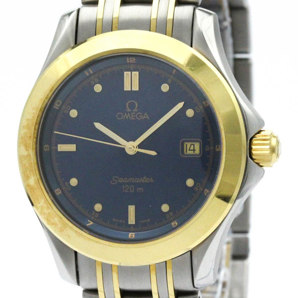 Polished OMEGA Seamaster 120M Chronometer 18K Gold Steel Mens 2311.80 BF574203